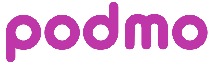 Podmo logo in purple